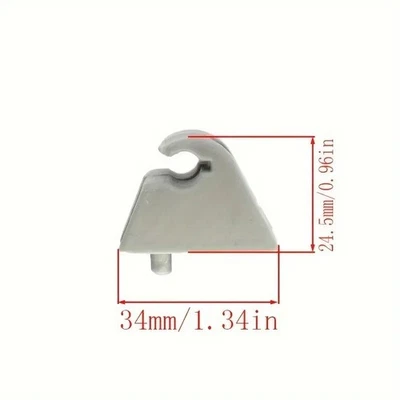1PZ CLIP SUPPORTO ALETTA PARASOLE GOLF MK1 MK2 JETTA SCIROCCO POL 1 pz. Clip gancio supporto aletta parasole Opel Vauxhall Astra Corsa Vivaro