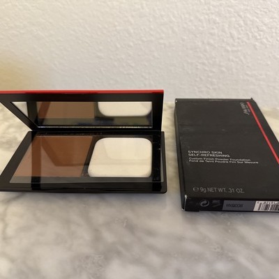 SHISEIDO SYNCHRO SKIN SELF-REFRESHING POWDER FOUNDATION 530 HENNA 0.31 OZ BOXED