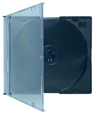 100 SLIM Black CD Jewel Cases