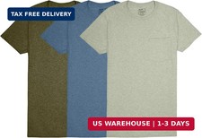 Fruit of The Loom Mens Pocket Tee Undershirts, Moisture Wicking Tag Free, Shor