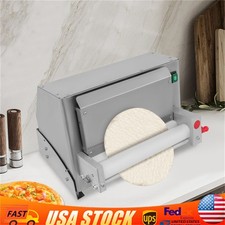 110V Automatic Pizza Dough Roller Sheeter Pastry Press Making Machine 3-12 in