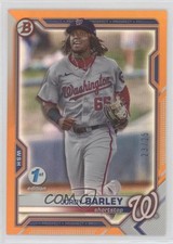 2021 Bowman Draft 1st Edition Orange Foil 23/25 Jordy Barley #BD-6 z3a