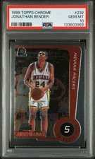 1999 TOPPS CHROME #232 JONATHAN BENDER PSA 10