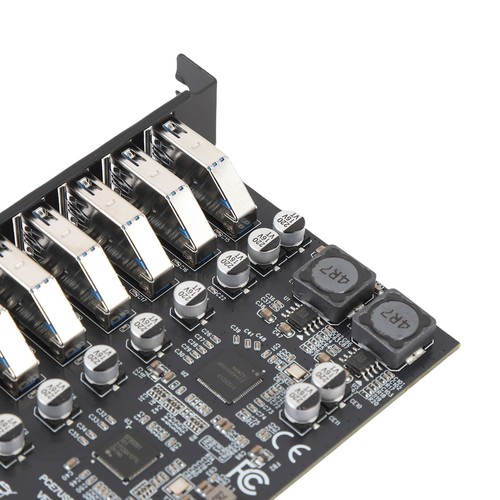 USB3.2 GEN1 5Gbps PCIe Expansion Card For Windo-ws 10 11 7 Ports High Speed NEW - Afbeelding 3 van 12