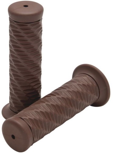 BikeMaster Spiral Grip - 118mm - Brown Motorcycle Street Bike 102309 bkm102309 - Picture 1 of 3