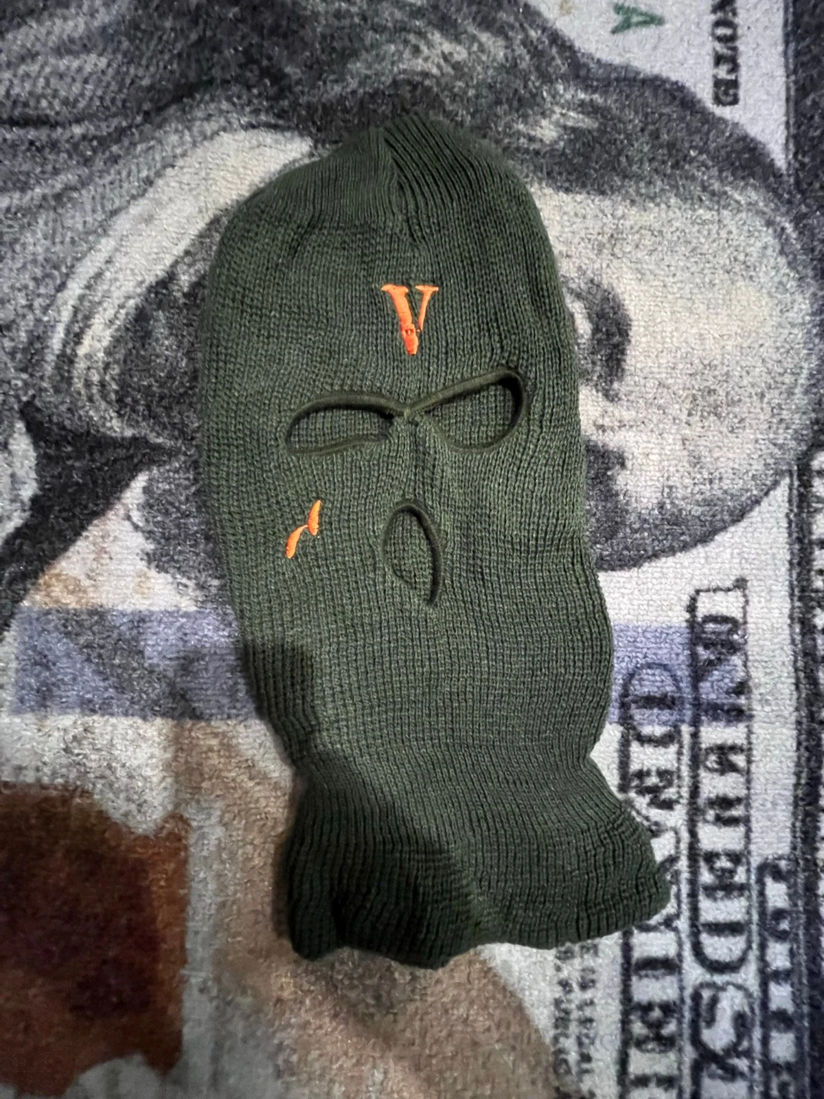 Olive Green Vlone Ski Mask