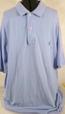 POLO Ralph Lauren-Mens Classic Cotton Polo Shirt-2XB-XXL Big-Blue-Casual