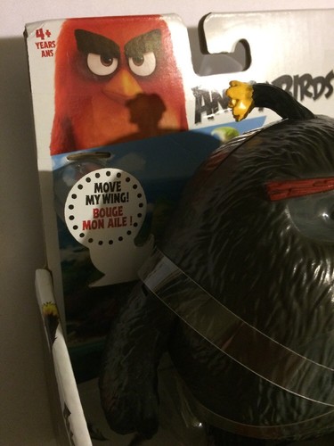 New Angry Birds Explosive Talking Bomb Action Figure WINK ERROR SUPER RARE - Picture 3 of 7