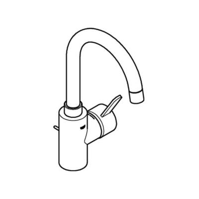 GROHE EH-Waschtischbatterie Eurosmart C 32830_1 L-Size chrom