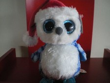 Ty Beanie Boos Icicle the owl 6 inch NWMT. IN STOCK NOW.