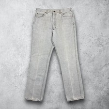 Vintage 90s Lee Riders Regular Fit Denim Jeans Gray Men  s Size 34x31