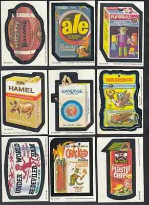 Vintage 1987 O-Pee-Chee OPC Topps WACKY PACKAGES Lot of 80 - Rare