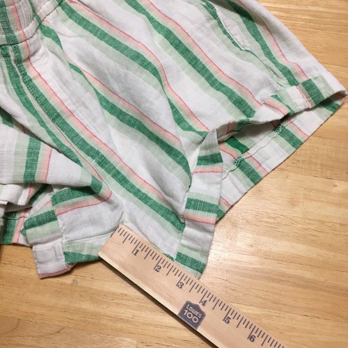 Old Navy Damenshorts hoher Bund elastischer Bund M Leinen/Baumwolle 3,5 Zoll Schrittlänge - Bild 6 von 12
