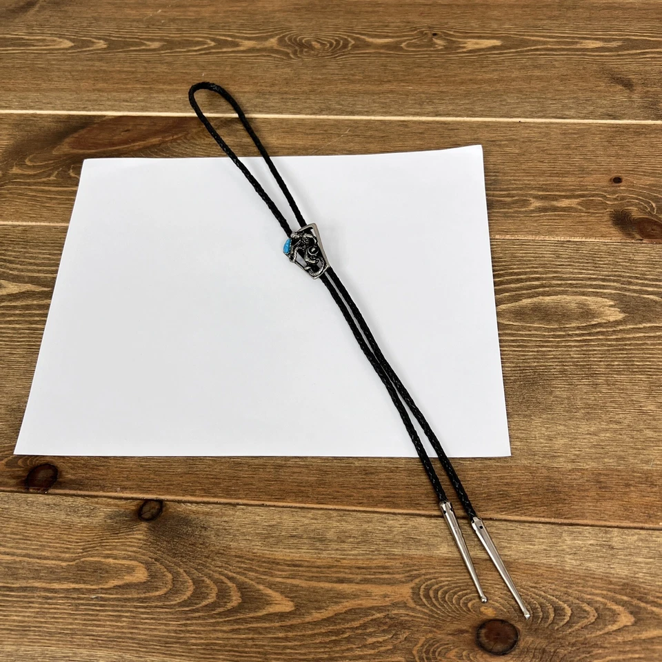 Галстук паукообразный подарки для него кожаный ковбойский галстук - Изображение 2 из 4