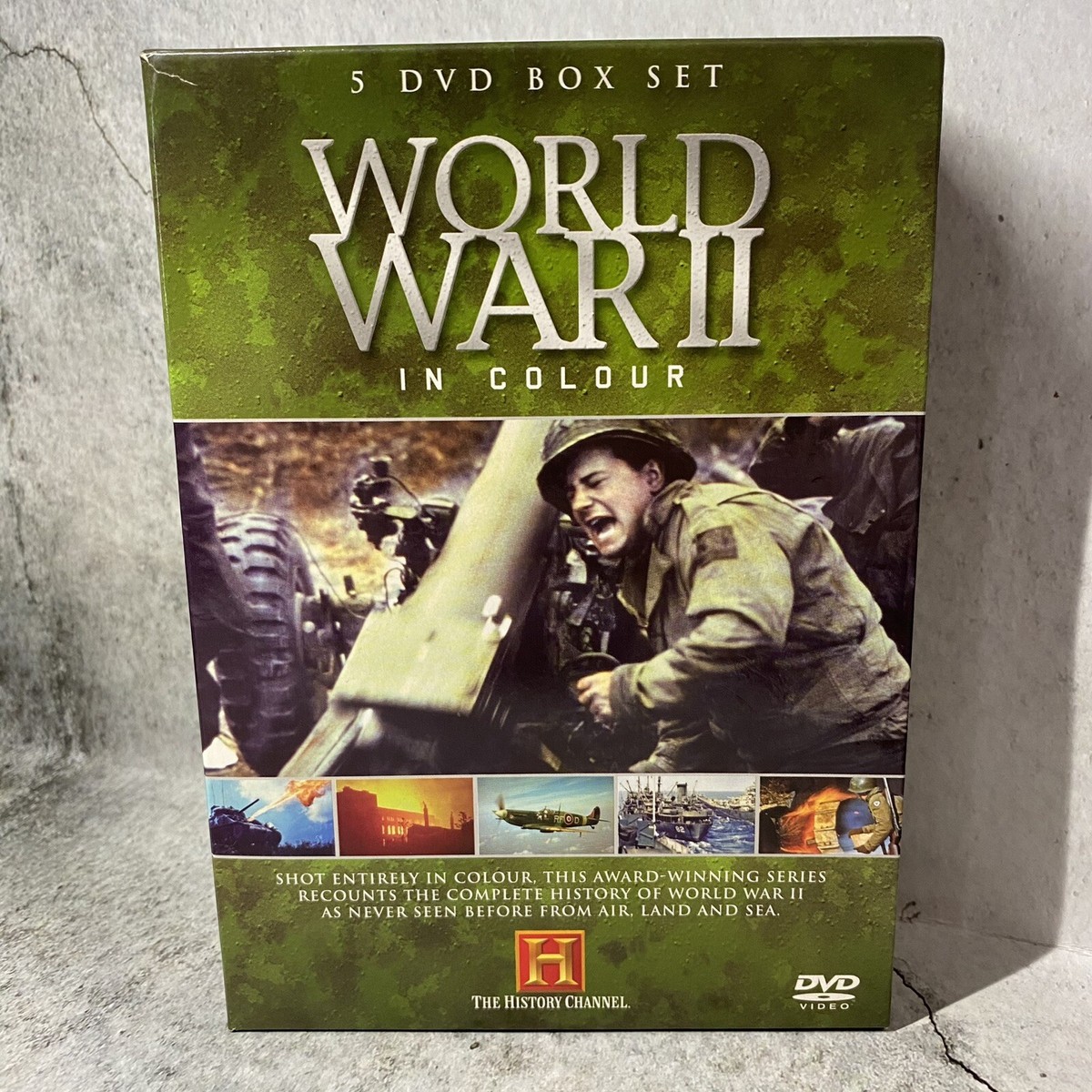 World War Two II In Colour [DVD] 5 x Disc Box Set • The History