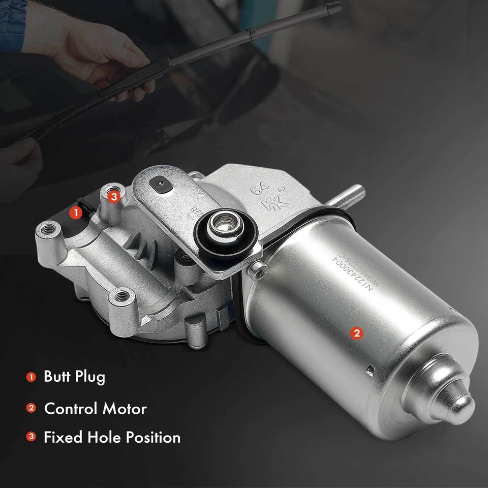 Motor limpiaparabrisas delantero para Kenworth C500 T300 T400 T450 T600 T800 06-10 Foto 4 de 4