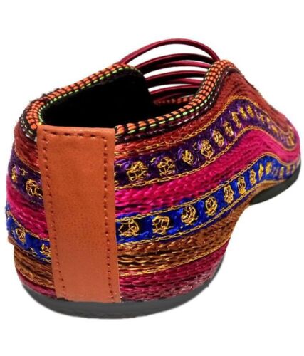 Indian Pakistani Punjabi Women Khussa Jutti Women Shoes Rajasthani Jooti Size 8 - Picture 3 of 5