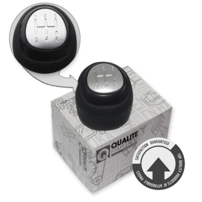 OEM SCHALTKNAUF LEDER FÜR SAAB 9-3 (2003-2012) SCHALTKNOPF SCHALTHEBEL 5 GANG