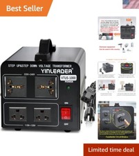 1000W Voltage Converter Transformer110V to 220V OR 220V to 110V 1000 Watt Ste...