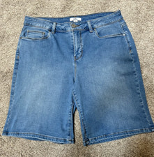 Women's Classic 5-Pocket Bermuda Jean Short - Size 12