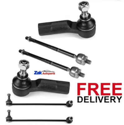 FOR SEAT LEON MK2 (2005-2010) INNER & OUTER TRACK ROD ENDS & DROP LINKS SET NEW
