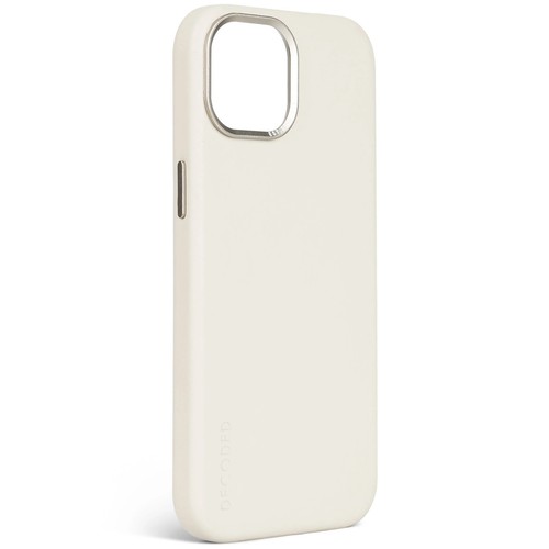 Coque arrière en cuir DECODED pour iPhone 15 Pro (3 couleurs : argile, véritable marine et marron) - Photo 6 sur 14