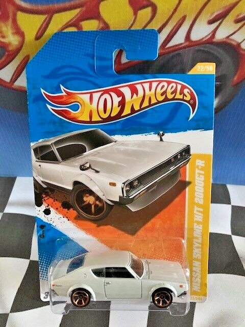 Hot Wheels 2011 New Models 22/50 022 Nissan Skyline H/T 2000GT-R WHITE MC5