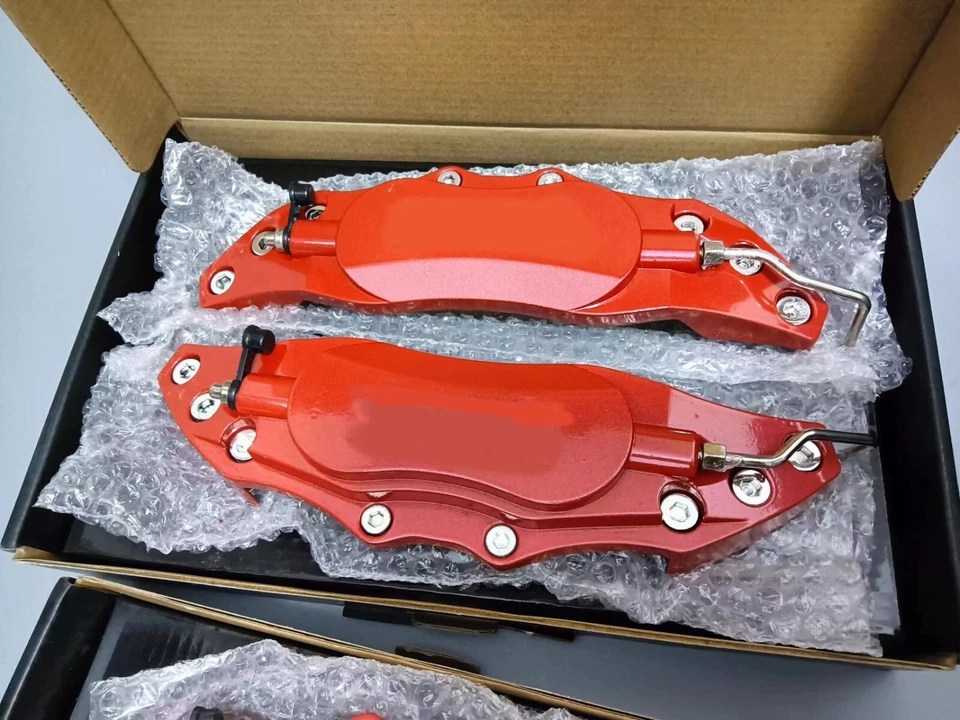 For Nissan 18" Brake System Aluminum Alloy Disc Brake Caliper Covers Front+Rear - Изображение 4 из 4