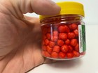 2 Puffi Fluo 6mm Pour Pêche à La Carpe - Appât Feeder Pâte à Buse Orange