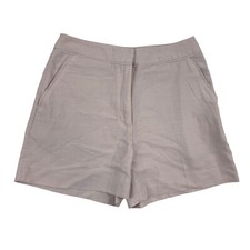 H&M Pink Flat Front Chino Dress Casual Shorts Size 4