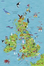 Children?s Wall Map of the United Kingdom and Ireland: Ideal way for kids to 
