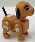 Fisher Price Little People Spotted Brown White Dog Puppy Farm Barn Vintage