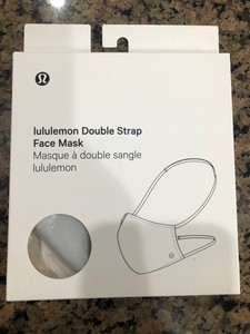 NEW COLOR Lululemon "Silver Spoon" Double Strap Face Mask ...