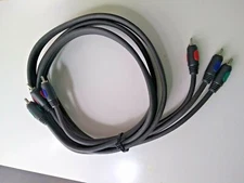 Red Blue Green Component Video Cable 3ft 
