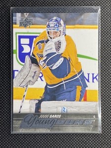2015-16 Upper Deck - #464 Juuse Saros Nashville Predators Young Guns  RC