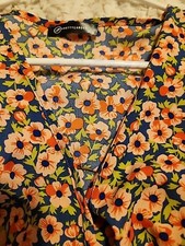 Pretty Little Thing Maxi Floral  Wrap Dress Ruffled  Hem A DREAM DRESS SZ Xl