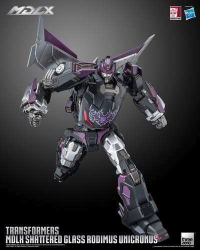 Transformers MDLX Shattered Glass Rodimus Unicronus Figure Threezero - Picture 4 of 8