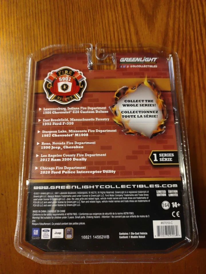 2021 GREENLIGHT 1990 CHEROKEE RENO NEVADA FIRE DEPARTMENT FIRE & RESCUE 🆕 S1 - Image 3 of 4