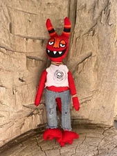 Little Red Devil Handmade Rag Doll