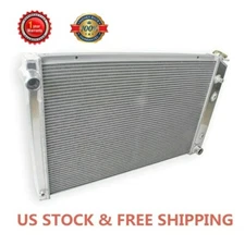 3 Rows Aluminum Radiator For 1973-1987 75 76 Chevy Truck C/K Pickup C10/C20/C30