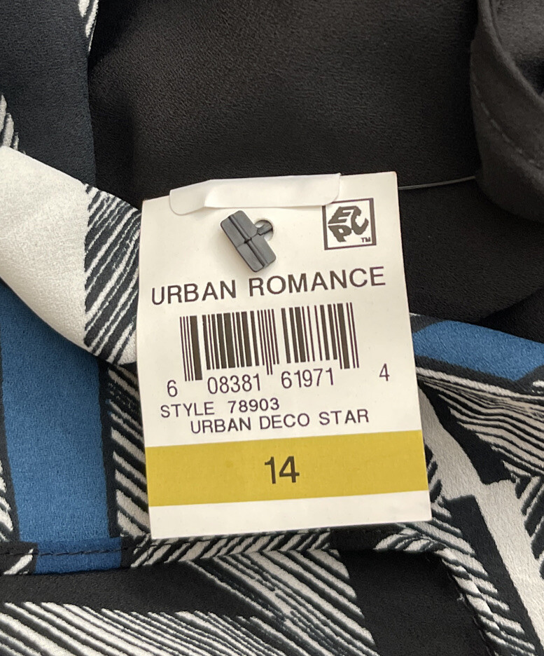 Alfani Women's Printed Overlay Top Size 14 500 | eBay