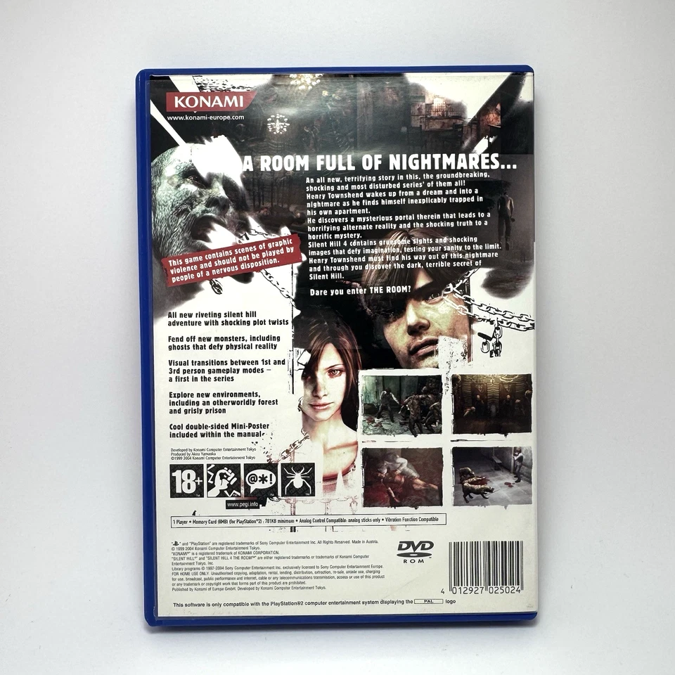 Silent Hill 4: The Room – Sony PlayStation 2 PS2 – Versione PAL UK – Multilingua - Immagine 2 di 4
