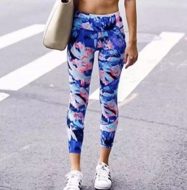 sweaty-betty lava print power run leggings