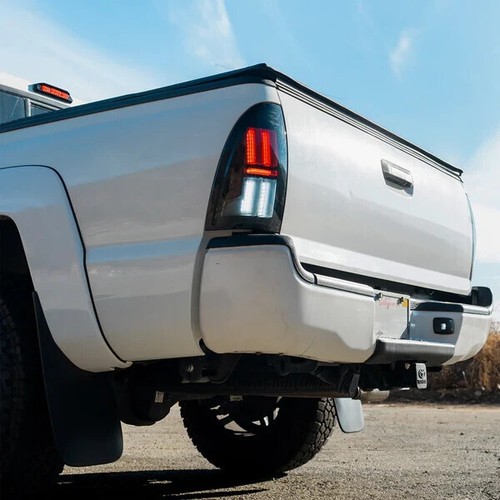 Luces traseras LED prismáticas negras para Toyota Tacoma Alpharex Nova 2005-2015 - Imagen 7 de 18