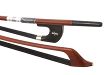 3/4 upright Double Bass Bow German Bow Brazilwood Black Natural Bow Hair
