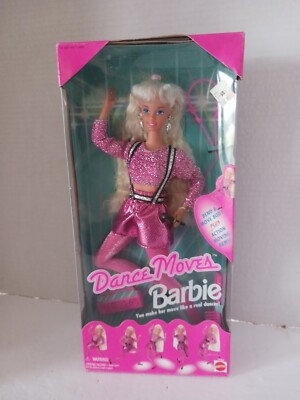 Collectors Dream!  Vintage Dance Moves Barbie 1994 #13083. Bend And Move Body.
