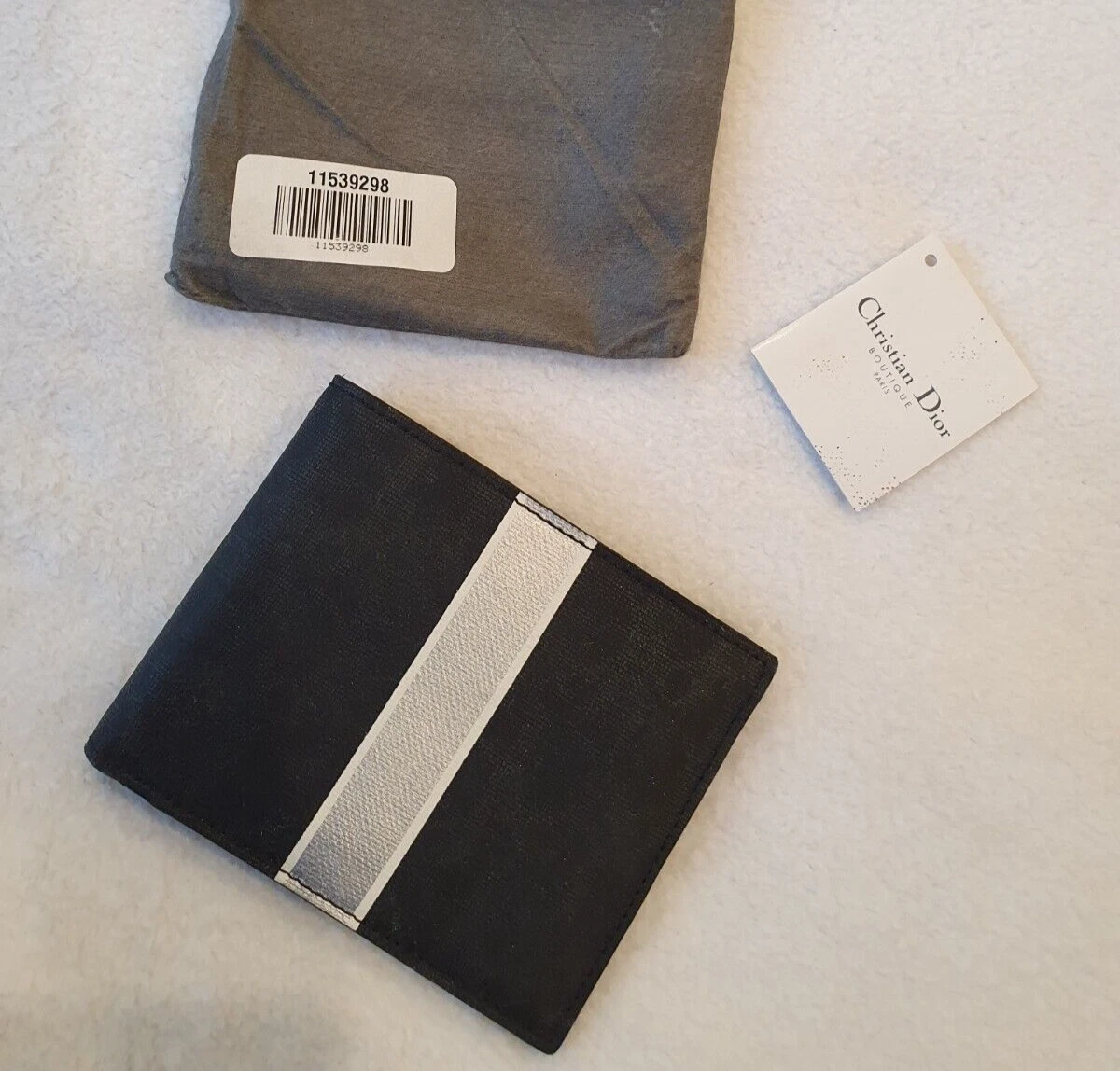 Portefeuille Christian Dior Homme 2006 oblique bi pli rabat