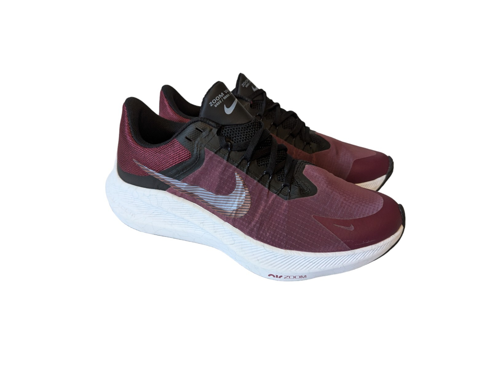 PONY Sneakers da donna Nike Zoom Winflo taglia 9 barbabietola scura borgogna CW3421 600