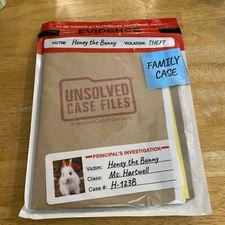 Unsolved Case Files Honey The Bunny Family Mystery Case - New Sealed