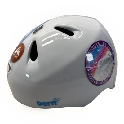 Bern Kids Ski Snowboard Helmet - Size XS-S White & Blue